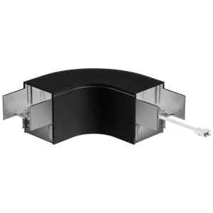 Tracon LINR90B Toldó LIN irodai világítótestekhez, 90°, fekete, 230V,5,2W, 3-4-5000K,625lm,1-10V,EEI=E