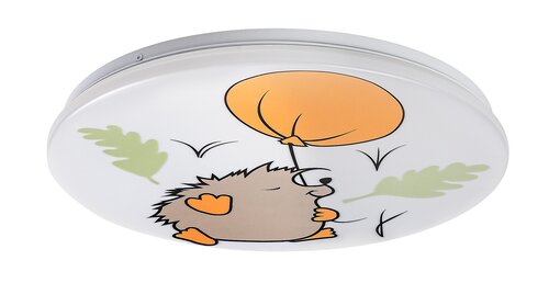 Rábalux 71191 Hedgy,beltéri gyerek lámpa mennyezeti LED 24W D37,5cm süni Beltéri Gyereklámpa IP20 fehér műanyag - Image 3