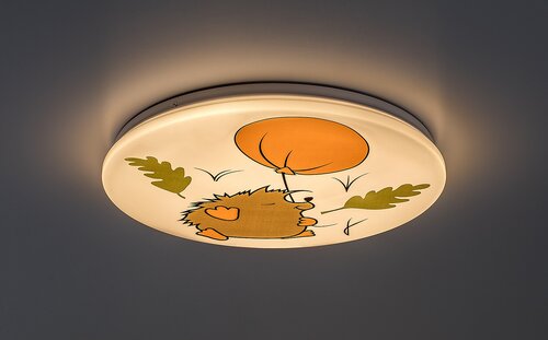 Rábalux 71191 Hedgy,beltéri gyerek lámpa mennyezeti LED 24W D37,5cm süni Beltéri Gyereklámpa IP20 fehér műanyag - Image 4