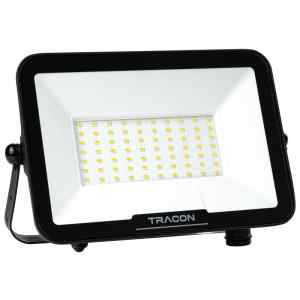 Tracon RSMDCR100W LED fényvető CREE chippel,mozgásérzékelő csatlakozóval, 220-240V AC, 100W, 4000K, IP54, 10000lm, EEI=F