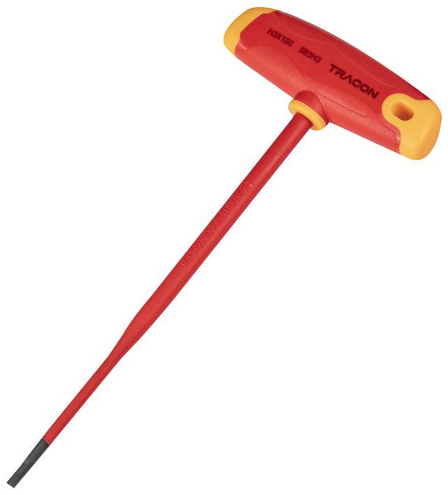 Tracon ISET5-3 1000 V-ra szigetelt imbuszkulcs, 1000V, S2, 3mm
