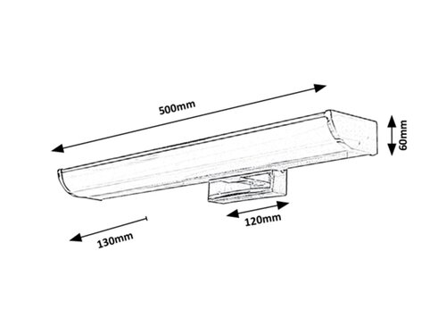 Rábalux 5063 Evron modern beltéri fürdőszobai lámpa LED 7,5W IP44 króm - Image 4