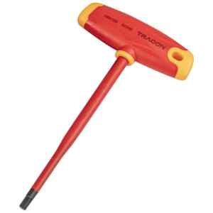 Tracon ISET5-6 1000 V-ra szigetelt imbuszkulcs, 1000V, S2, 6mm