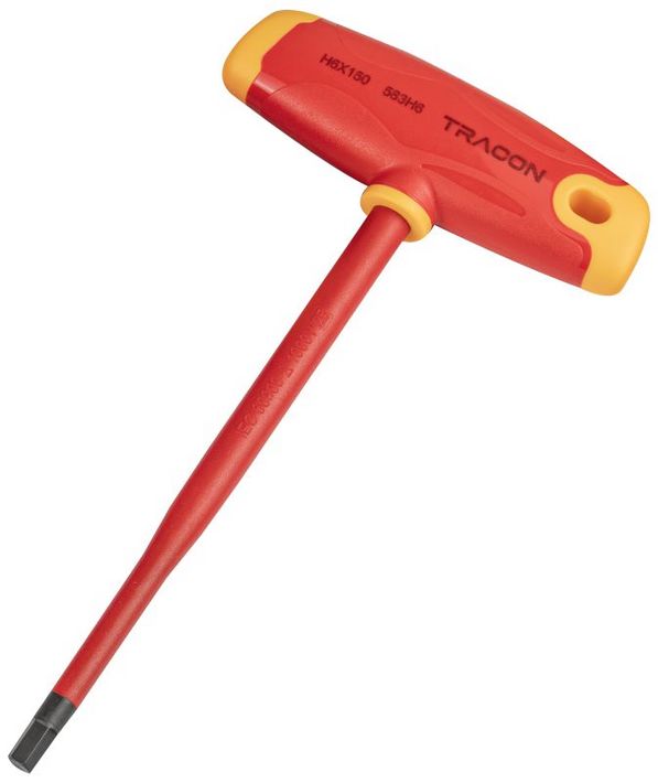 Tracon ISET5-6 1000 V-ra szigetelt imbuszkulcs, 1000V, S2, 6mm