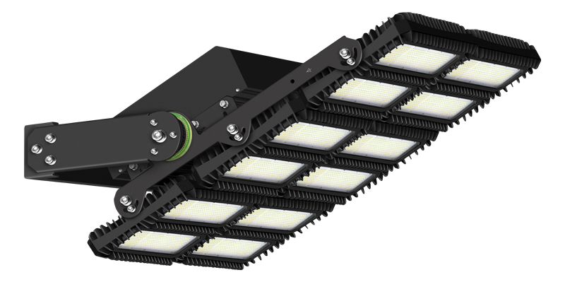 Tracon RSVB1350W110 Stadion világító fényvető 100-240V,50Hz,1350W,200000lm,4000K,IP66,110°,1-10V,EEI=D - Image 3
