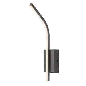 Rábalux 75000 Tilmann,fal.10W,4000K,H36,IP44,acélszürk