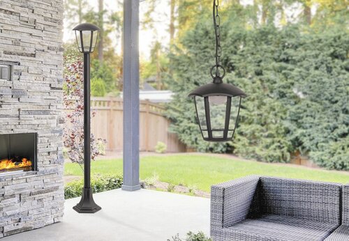 Rábalux 8128 Sorrento hagyományos kültéri függeszték LED 8W IP44 matt fekete - Image 6