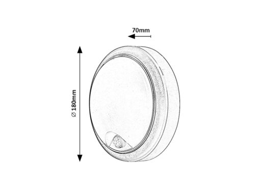 Rábalux 77029 Hitura modern kültéri fali lámpa LED 15W IP54 fehér - Image 7