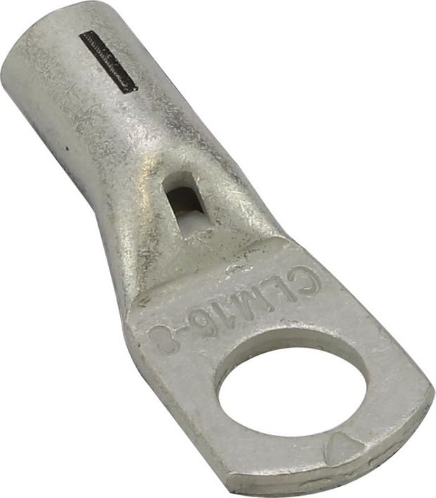 Tracon CLM16-6 Szigeteletlen szemes csősaru, ónozott elektrolitréz, 16mm2, M6, (d1=5,6mm, d2=6,5mm)