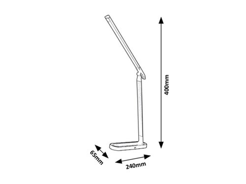 Rábalux 3349 Misha modern beltéri asztali lámpa LED 7W IP20 fehér - Image 3