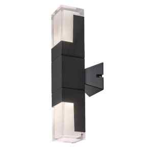 Rábalux 77127 Darvas,kültéri modern fali LED 12W H35cm fekete