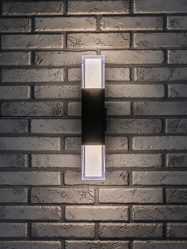 Rábalux 77127 Darvas,kültéri modern fali LED 12W H35cm fekete - Image 10