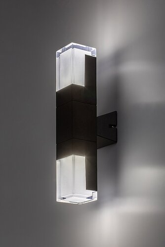 Rábalux 77127 Darvas,kültéri modern fali LED 12W H35cm fekete - Image 6