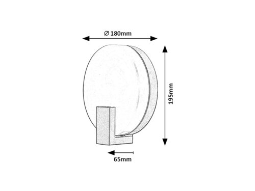 Rábalux 7074 Cyprus modern kültéri fali lámpa LED 10W IP44 fekete - Image 6