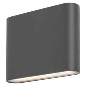Rábalux 7951 Nesna minimál kültéri fali lámpa LED 2x 3W IP54 antracit