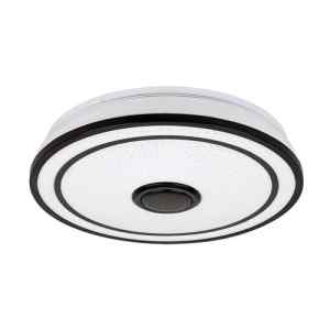 Rábalux 71030 Nikolaus modern beltéri mennyezeti lámpa LED 24W IP20 fekete