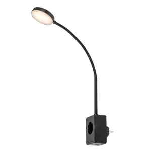 Rábalux 71284, Tivro, fali lámpa, LED, 4 W, 320 lm, IP20, fekete