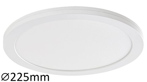 Rábalux 1491 Sonnet funkcionális beltéri ráépíthető és beépíthető lámpa LED 18W IP20 fehér - Image 2