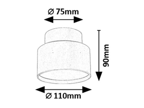 Rábalux 71324 Ovidia,beltéri technikai mennyezeti LED 16W H9cm fehér Beltéri lámpa Ráépíthető és Beépíthető IP20 fém - Image 7