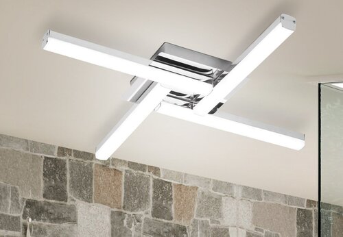 Rábalux 5896 Antonia minimál beltéri fürdőszobai lámpa LED 4x 6 W IP44 króm - Image 4