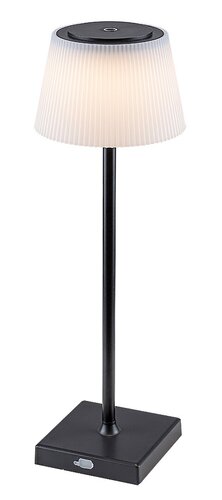 Rábalux 76010 Taena modern beltéri asztali lámpa LED 4W IP44 fekete
