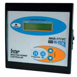 Tracon TFJA-01 Fázisjavító automatika,egyfázisú,7 kondenzátor telephez 144×144mm
