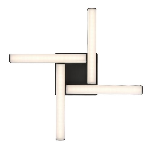 Rábalux 2168 Evan modern beltéri fürdőszobai lámpa LED 18W IP44 matt fekete - Image 4