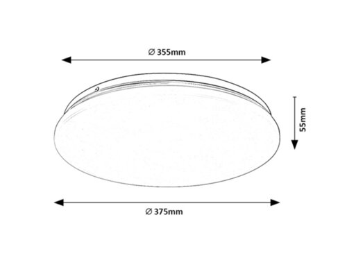 Rábalux 71106 Vendel modern beltéri mennyezeti lámpa LED 24W IP20 fehér - Image 10