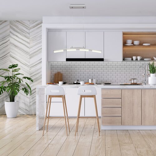 Rábalux 2957 Eucalyptus modern beltéri függeszték LED 20W IP20 szatin króm - Image 7