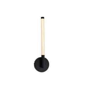 Rábalux 71167 Nivaro,beltéri minimál fali LED 6W H52cm L6cm Beltéri lámpa IP20 fekete akril
