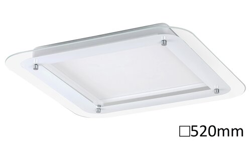 Rábalux 3490 Lorna modern beltéri ráépíthető és beépíthető lámpa LED 22W IP20 fehér