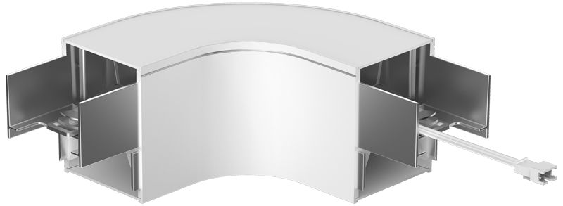 Tracon LINR90W Toldó LIN irodai világítótestekhez, 90°, fehér, 230V,5,2W, 3-4-5000K,625lm,1-10V,EEI=E