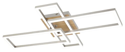 Rábalux 6590 Ashton modern beltéri mennyezeti lámpa LED 24W IP20 szatin króm