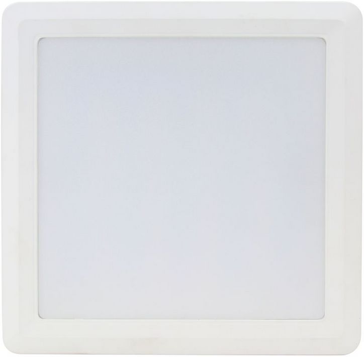 Tracon LED-DLNFC-6NW Falon kívüli, négyzetes LED lámpatest CREE chippel, 230 VAC, 6W, 480lm, D=120x120 mm, 4000 K, IP20, EEI=G
