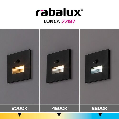 Rábalux 77197 Lunca,lépcső világítás 1W,3000,4500,6500K,fekszen - Image 9