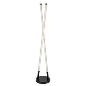 Rábalux 74166 Nivaro,beltéri minimál álló LED28W H115cm Beltéri lámpa Állólámpa IP20 fekete akril