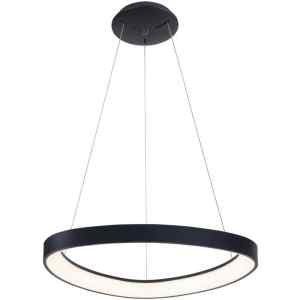 Tracon GLTRHB38W LED függesztett lámpa, háromszög forma, fekete, távirányítós, 230 VAC, 38W, 2660lm, 3000/4000/6500K, D=450mm ,EEI=G