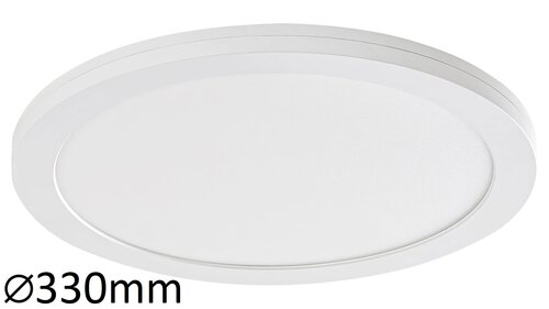 Rábalux 1490 Sonnet funkcionális beltéri ráépíthető és beépíthető lámpa LED 30W IP20 fehér - Image 2