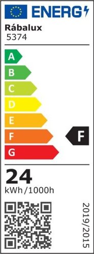 Rábalux 5374 Oleg funkcionális beltéri ráépíthető és beépíthető lámpa LED 24W IP65/IP20 fehér - Image 3