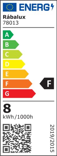 Rábalux 78013 Bareg,beltéri technikai pultmegvilágító LED 8W L59cm fekete Beltéri lámpa IP20 műanyag - Image 7