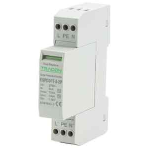 Tracon ESPD3FT-5-2P T3 AC típusú túlfeszültség levezető, cserélhető betéttel, Uc:275V, In:5kA, Uoc:10kV, Up:1,5kV, 2P