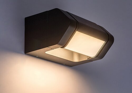 Rábalux 77103 Medna modern kültéri fali lámpa LED 8W IP54 antracit - Image 5