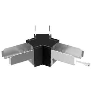 Tracon LINYB Toldó LIN irodai világítótestekhez, Y, fekete, 230V,3,6W, 3-4-5000K,430lm,1-10V,EEI=E