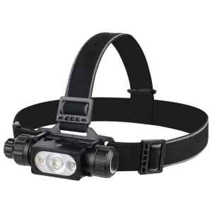 Tracon HL1700R LED fejlámpa, cserélhető akkumulátorral, 10 W, 1700 lm, 3,7 V, 2000 mAh, 18650, IP44