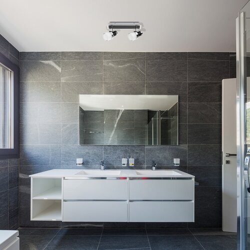 Rábalux 5022 Harold modern beltéri fürdőszobai lámpa LED 10W IP44 fekete - Image 6
