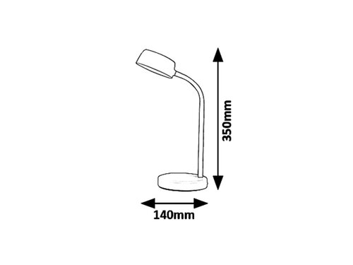 Rábalux 6779 Berry modern beltéri asztali lámpa LED 4,5W IP20 rózsa - Image 3