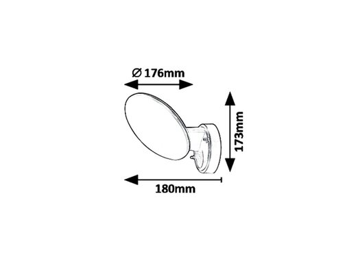 Rábalux 8134 Varna funkcionális kültéri fali lámpa LED 12W IP54 fekete - Image 3