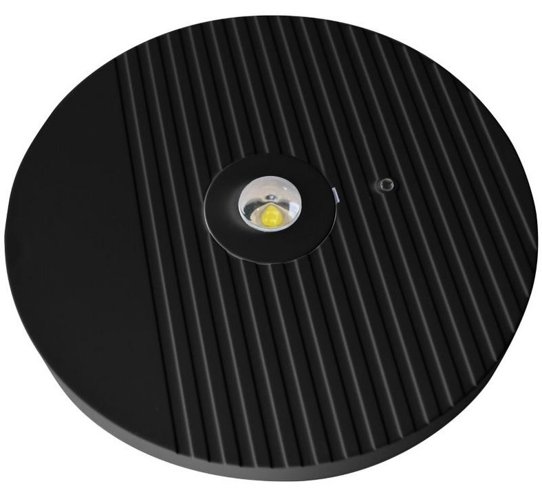 Tracon TLBVM3WB Ledes vészvilágító lámpatest,készenléti üzem, fekete, 230V, 50Hz, 3W, 1×LED, 3h, 4,8V/900 mAh, Ni-Cd,