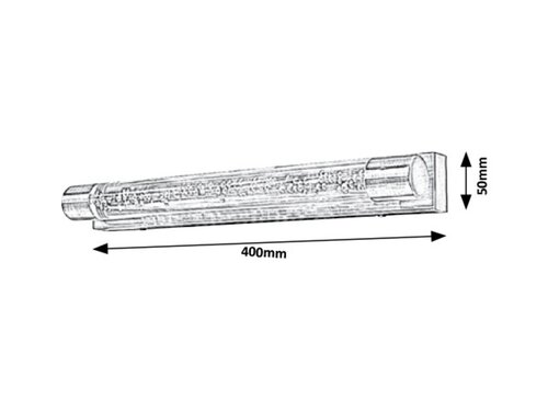 Rábalux 5787 Abbey hagyományos beltéri fürdőszobai lámpa LED 2X5W IP44 króm - Image 2