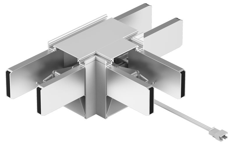 Tracon LINTW Toldó LIN irodai világítótestekhez, T, fehér, 230V,3,6W, 3-4-5000K,430lm,1-10V,EEI=E